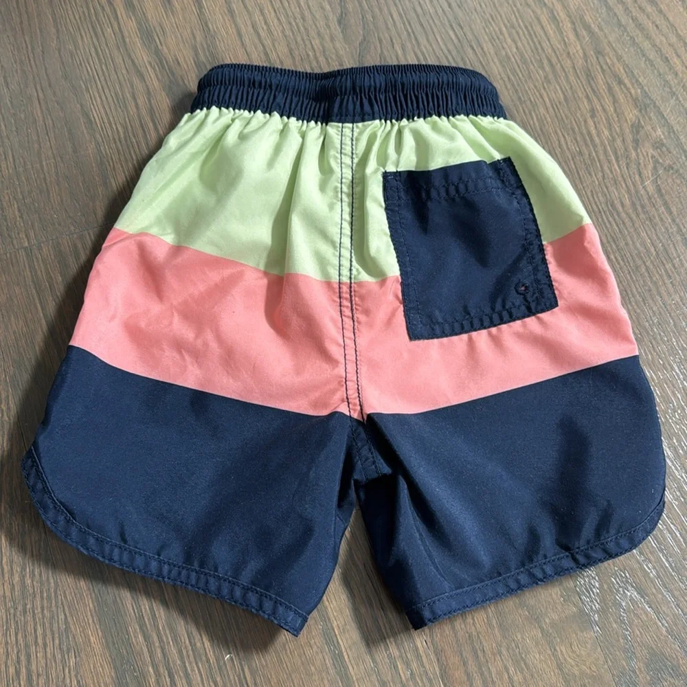 Old Navy Toddler Boys Colorblock Swim Trunks Board Shorts 2T